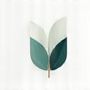 Icon representing minimalist design: a clean, elegant geometric pattern.