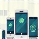 Icon representing device compatibility: various smartphone models with a checkmark.